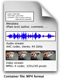 Media container file example