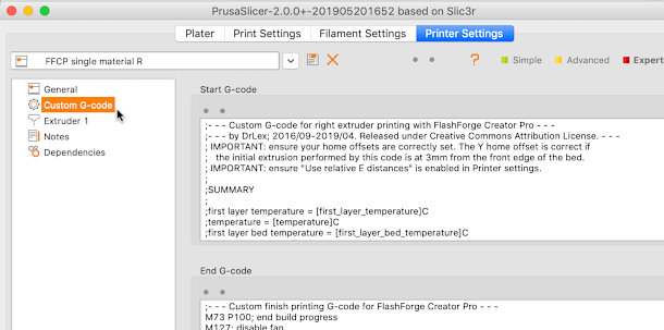 Flashprint generated G-Code bug? : r/FlashForge